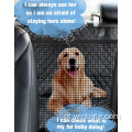 Capa do banco de trás do carro para cachorro com janela de malha